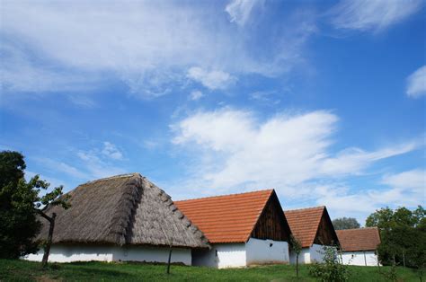 Free Images Cloud House Roof Village Blue Sky Outdoors Clouds