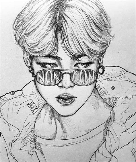 The newest bts jimin images on picsart. @nonconman #jimin | Dibujos, Bts dibujo, Dibujos tumblr