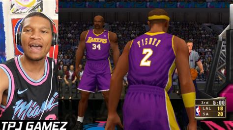 Nba 2k2 Lakers Vs Spurs Kobe Game Winner Youtube