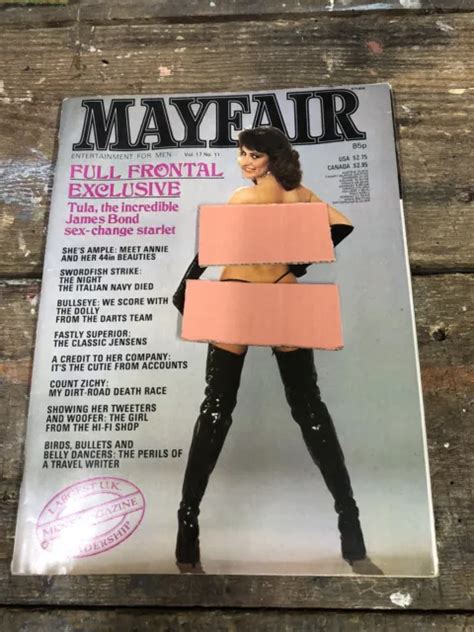 vintage mayfair adult magazine vol 17 no 11 6 56 picclick