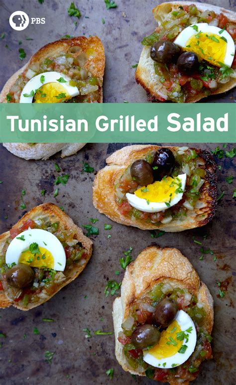Tunisian Grilled Salad Slata Mechouia Kitchen Vignettes Pbs Food