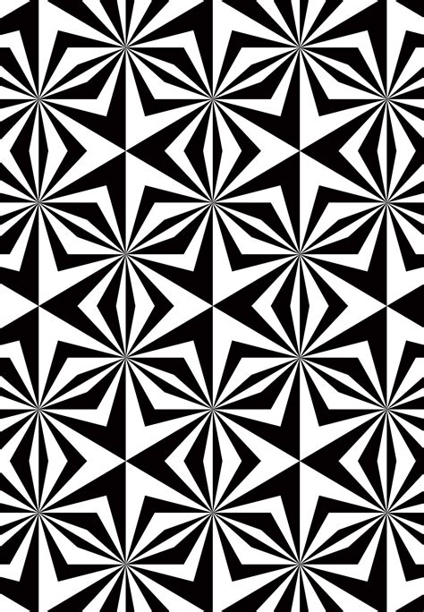 Illustration Black And White Design Pattern Print Geometric Arabic