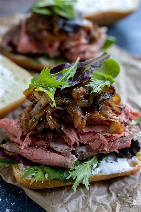 While we don't box prime rib into just a 'holiday' food, i do find that we always have plenty of prime rib leftover at that time of the year! LEFTOVER PRIME RIB SANDWICH RECIPE + WonkyWonderful in 2020 (With images) | Prime rib sandwich ...