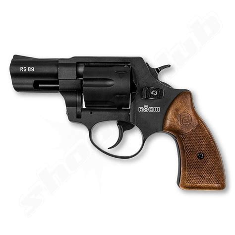 Röhm Rg 89 Schreckschussrevolver Brüniert 9 Mm Rk Platzpatronen