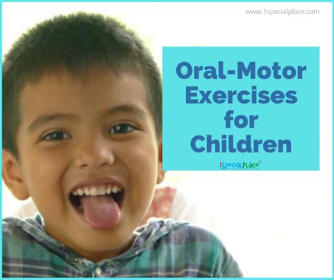 Oral Motor Exercises For Children And Kids Online Speech Therapy