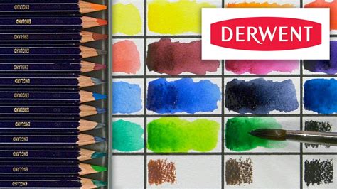 Unbox And Swatch Derwent Inktense Colored Pencil Set Of Youtube