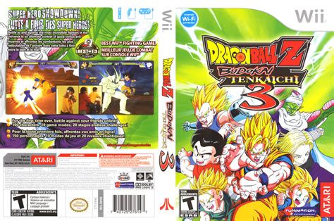 Le titre reprend évidemment tous les personnages principaux et secondaires de l'univers de dragon ball z. Wii - Wii Dragon Ball Z Budokai Tenkaichi 3 NTSC