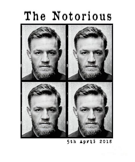 The Notorious Conor Mcgregor Mugshot 2018 Painting By Butler Phillips