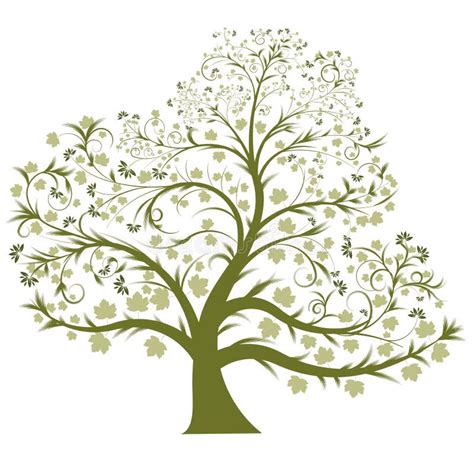 Vector Tree Stock Vector Illustration Of Leaf Graphic 4289159