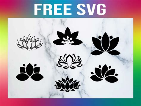 Free Lotus Flower Svg