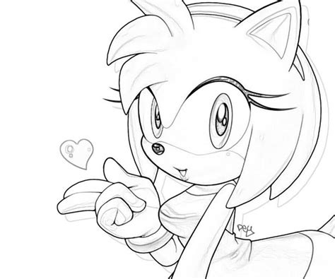 Https://techalive.net/coloring Page/amy Rose And Sonic Coloring Pages