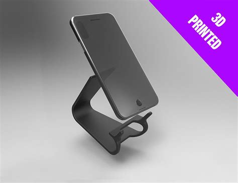 3d Print Phone Holder Easy Print Free 3d Model 3d Printable Cgtrader