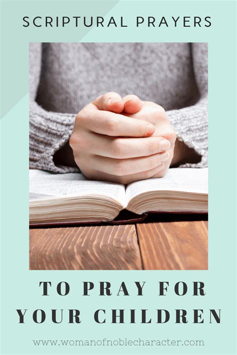 7 Prayers To Pray For Your Children Praying For Your Children