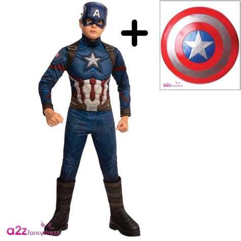 ~ Captain America Deluxe 2019 Avengers Endgame Kids