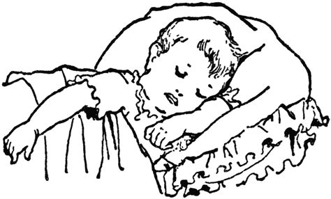 Baby Sleeping Clipart