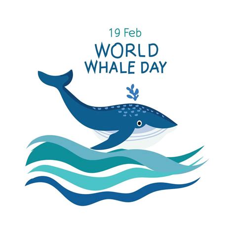 World Whale Day Vector Illustration 20257917 Vector Art At Vecteezy