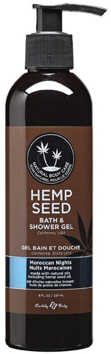 Amazon Com Earthly Body Hemp Seed Bath Shower Gel 8 Oz Moroccan