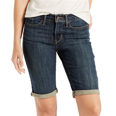 Women S Levi S Cuffed Jean Bermuda Shorts Cuffed Jeans Bermuda