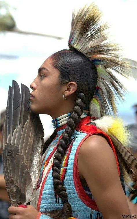 Native American Girls Hairstyle Wavy Haircut