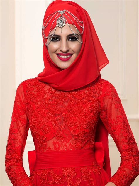 Long Sleeve Chiffon And Lace Muslim Wedding Dress Matching Hijab Free Shipping