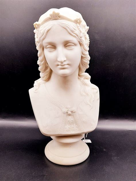 Copeland Parian Ware Bust Enid Beautifully Modelled Bust Of A Spode
