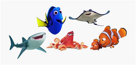 Finding Dory Characters Png Finding Dory Nemo Png Free Transparent