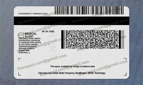 Blank Michigan Drivers License Template New V2 Blank Psd