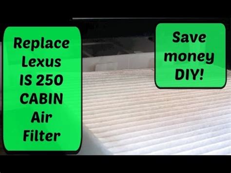 Check spelling or type a new query. 2009 Lexus IS250 Cabin Air Filter - How to change ...
