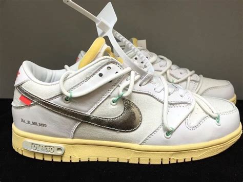Off White Nike Dunk Low “the50 150” Snkrpress