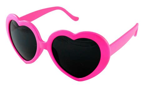 Ladies Love Heart Shape Sunglasses Oversized Cat Eye Girls Fancy Dress