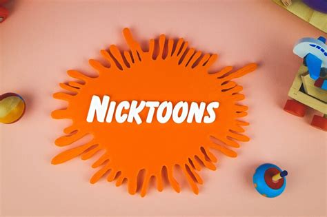 Nickelodeon Nicktoons Old Tv Logo Nick Junior Jr 3d Printed Etsy Sweden
