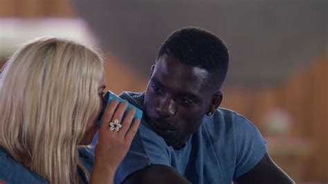 Love Island S Scouse Gabby Snogs Marcel As She Confesses She Gets Major Butterflies Around Him