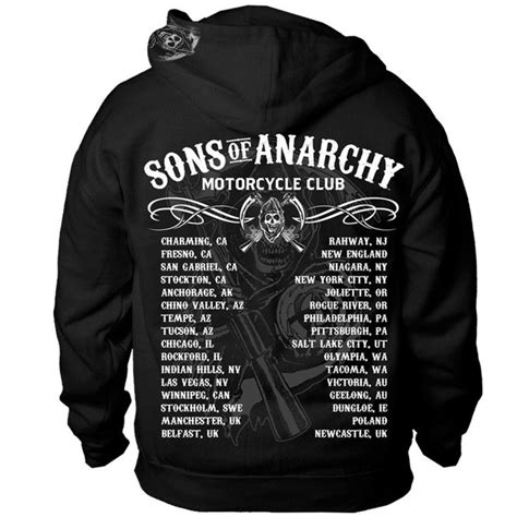 Sons Of Anarchy Charters Hoodie Fx Shop Sons Of Anarchy Anarchy