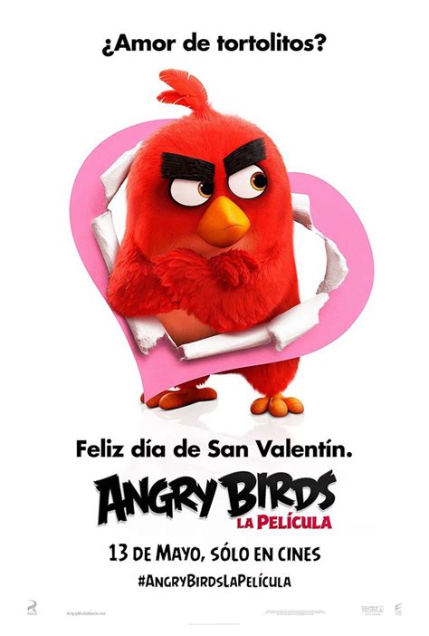 In this paradise, red, a bird with a temper problem, speedy chuck, and the volatile bomb have always been outsiders. Angry Birds (2016) Poster #3 - Trailer Addict