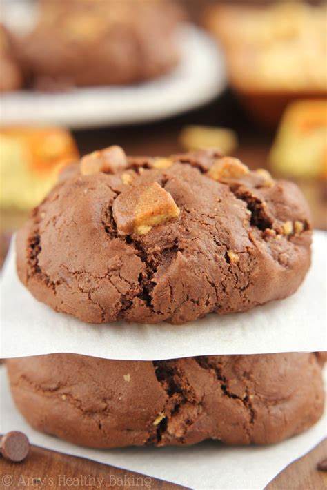 peanut butter cup chocolate cookies amy s healthy baking