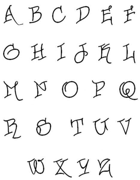 An Old English Alphabet Written In Cursive Writing With Black Ink On