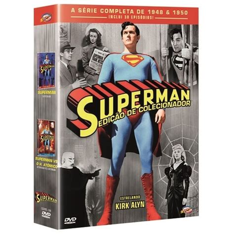 Dvd Superman A Série Completa De 1948 E 1950 2 Dvds Livrarias