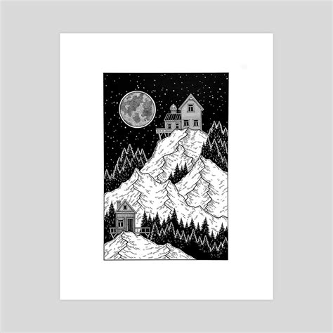 Full Moon An Art Print By Anastasiya Titorenko Inprnt