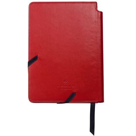 Red A5 Lined Journal