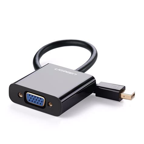 Ugreen Mini Dp To Vga Converter Mini Displayport Male Thunderbolt To