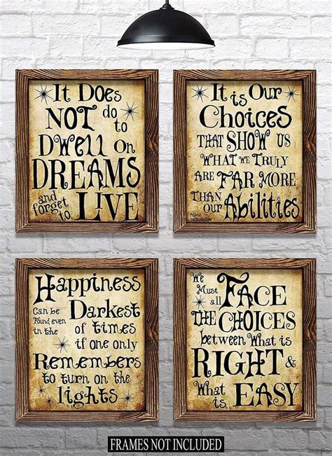 Only the best hd background pictures. Harry Potter Quotes & Sayings Set of 4 Prints | Harry ...