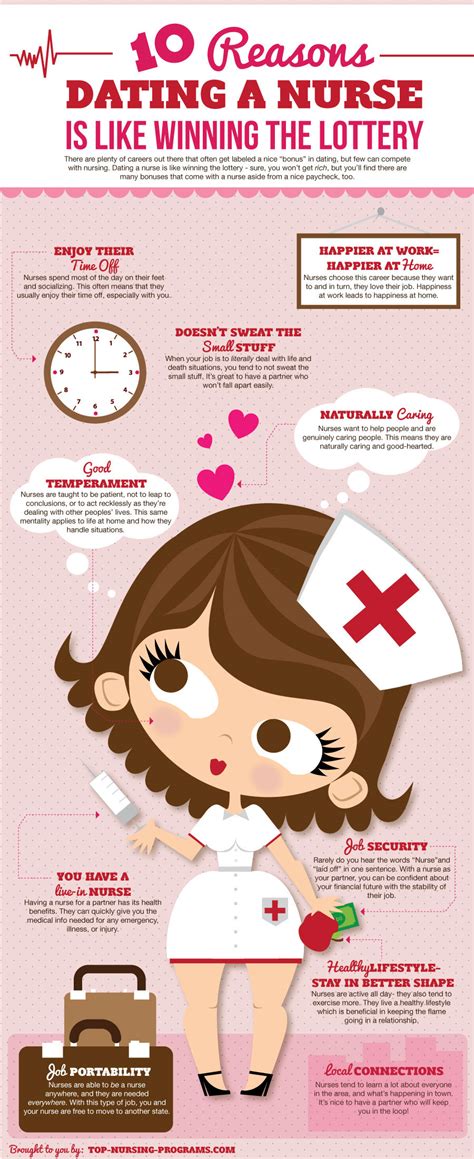 Top 10 Reasons You Should Be Dating A Nurse Infographic Ace Nursing School