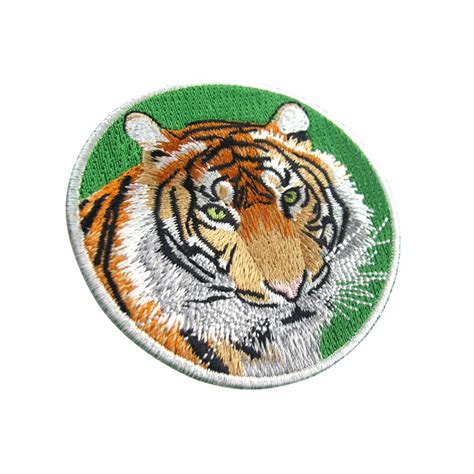 Custom Tiger Patch No Minimum Order, Cheap Embroidery Patch Wholesale
