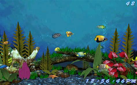 Fish Aquarium 3d Screensaver For Windows Screensavers Planet