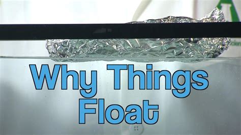 Why Things Float A Moment Of Science Pbs Youtube