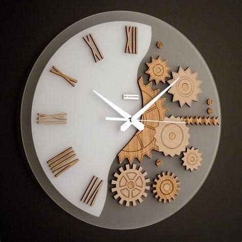 30 Unique Diy Retro Wall Clock Design Ideas From Wood Retro Wall