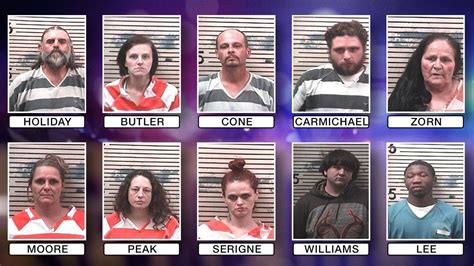 Ten Charged Following Holmes County Drug Investigation