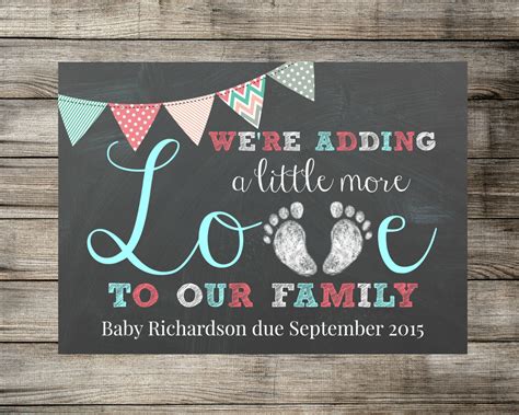 Adding a little more love to our family svg dxf pdf eps instant download cut file cricut. Baby / Pregnancy Announcement We're Adding A Little More