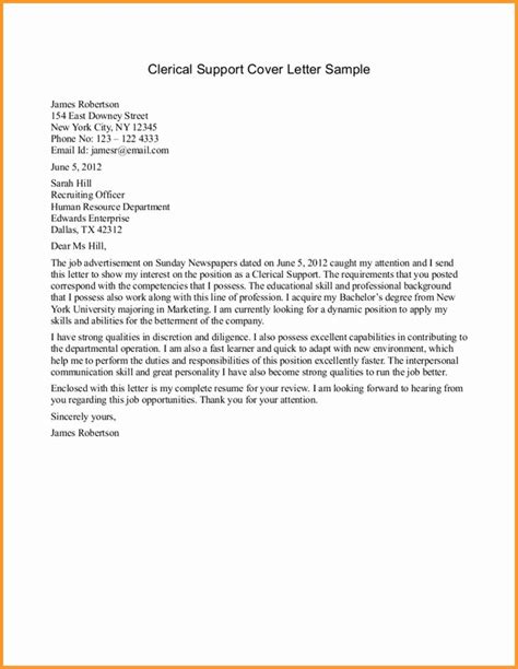 This gives you an opportunity to express your interest for the position and highlight your achievements which may otherwise not be noticed by the reader. Clerical Cover Letter Examples Beautiful 11 12 Clerical ...