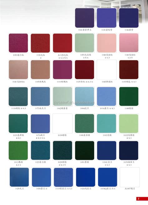Formica Laminate Color Chart